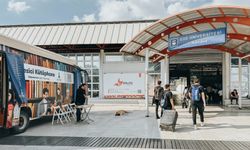 Gezici Kütüphane, Ege Üniversitesi Metro durağında