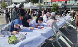 'Filistinli Çocuklar İçin Çiz' etkinliği düzenlendi