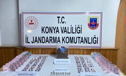 Konya'da jandarmadan uyuşturucu operasyonu