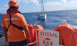 Makine arızası nedeniyle sürüklenen tekne kurtarıldı