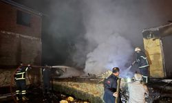 Giresun'da mısır fırını 1 ev ve 1 serentiyi kül etti
