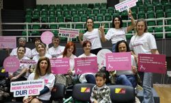 Pembe farkındalık parkeye taşındı