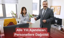 Aile Yılı Ajandaları Personellere Dağıtıldı