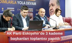 AK Parti Eskişehir’de 3 kademe başkanları toplantısı yapıldı