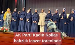 AK Parti Kadın Kolları hafızlık icazet töreninde