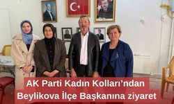 AK Parti Kadın Kolları’ndan Beylikova İlçe Başkanına ziyaret
