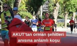 AKUT’tan orman şehitleri anısına anlamlı koşu