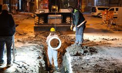 Gece mesaisi ile yağmur suyu altyapısı güçlendirildi