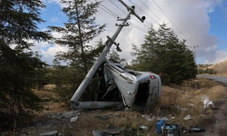 Tamir için getirilen araçla kaza yapan çırak yaralandı