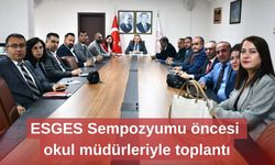 ESGES Sempozyumu öncesi okul müdürleriyle toplantı