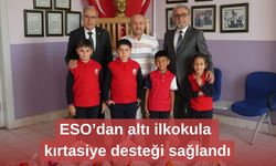 ESO’dan altı ilkokula kırtasiye desteği sağlandı