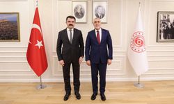 Bakan Işıkhan, MGK Genel Sekreteri Okay Memiş’i Ağırladı