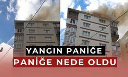 Apartman yangını korkuttu