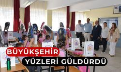 Büyükşehirden kırsaldaki öğrencileri güldüren sürpriz
