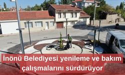İnönü Belediyesi yenileme ve bakım çalışmalarını sürdürüyor