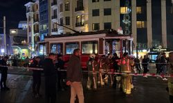 İstiklal Caddesi'nde nostaljik tramvayda yangın paniği