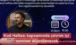 Kod Haftası kapsamında çevrim içi seminer düzenlenecek