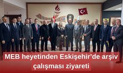 MEB heyetinden Eskişehir’de arşiv çalışması ziyareti