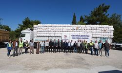 Büyükşehir’den yangınzedelere yem ve saman desteği