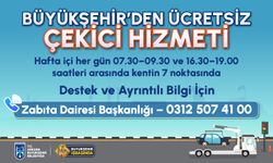 ANKARA BÜYÜKŞEHİR BELEDİYESİ’NDEN ÇEKİCİ HİZMETİ
