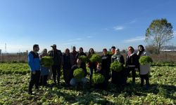 Aday çiftçiler sahada teorik bilgilerini pekiştirdi