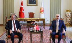 Kurtulmuş, KKTC Cumhurbaşkanı Erhürman ile görüştü