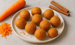 Şekersiz ve Fit: Havuçlu Tarçınlı Atıştırmalık Toplar
