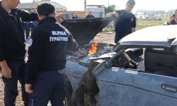 Otobüs şoförlerine yangın söndürme eğitimi