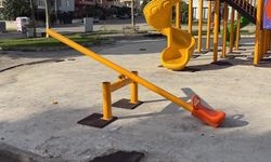 Çocukların oyun alanı tahrip edildi