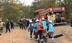 Orman yangını ve yaralılara hızlı müdahale