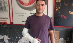 3 yaşındaki oğlunun yanında saldırıya uğradı