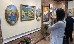 Orman yangınlarını konu alan resim sergisi açıldı