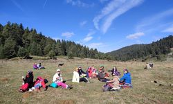 Camiliyayla köyünde doğa yürüyüşü yaptılar