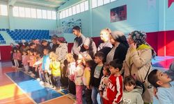 Minik öğrencilere trafik eğitimi