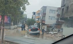 Altyapı çalışması sonrası dolgu yolda mahsur kaldı