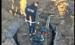 Yer altına gizlenen tanktan 3 bin litre kaçak motorin çıktı