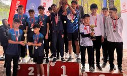 Okul sporları kros il birinciliğinde 130 sporcu ter döktü