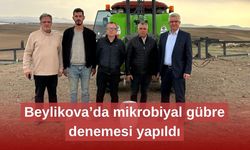 Beylikova’da mikrobiyal gübre denemesi yapıldı
