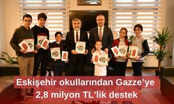 Eskişehir okullarından Gazze’ye 2,8 milyon TL’lik destek