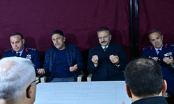 Vali Aksoy ve beraberindeki heyet şehit ailesini ziyaret etti