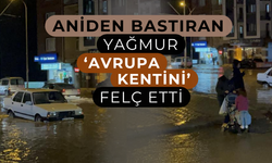 Altyapı yağmura dayanamadı