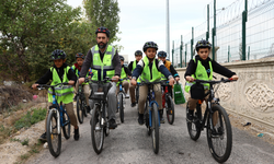 Konya’da güvenli yollar projesi sonrası öğrenciler bisikletle okula gidiyor