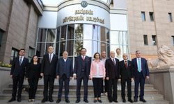 Hisarcıklıoğlu'ndan başkan Ünlüce'ye ziyaret