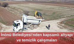 İnönü Belediyesi’nden kapsamlı altyapı ve temizlik çalışmaları