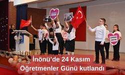 İnönü’de 24 Kasım Öğretmenler Günü kutlandı