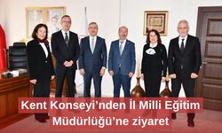 Kent Konseyi’nden İl Milli Eğitim Müdürlüğü’ne ziyaret