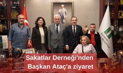Sakatlar Derneği'nden Başkan Ataç'a ziyaret