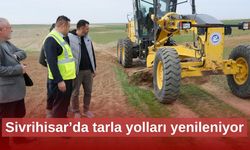 Sivrihisar’da tarla yolları yenileniyor