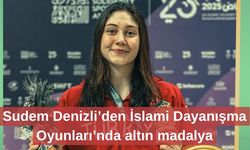 Sudem Denizli’den İslami Dayanışma Oyunları’nda altın madalya