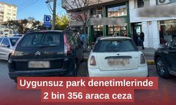 Uygunsuz park denetimlerinde 2 bin 356 araca ceza
